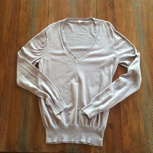 J. Crew Gray V-Neck Sweater